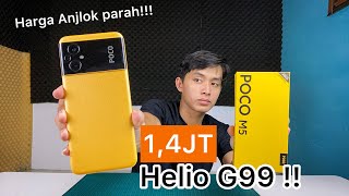 Unboxing Poco M5, Hp dengan Helio G99 TerMurah di 2023 !!