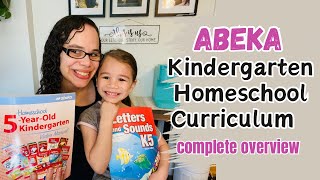 KINDERGARTEN ABEKA HOMESCHOOL CURRICULUM ABEKA K5 UNBOXING & OVERVIEW