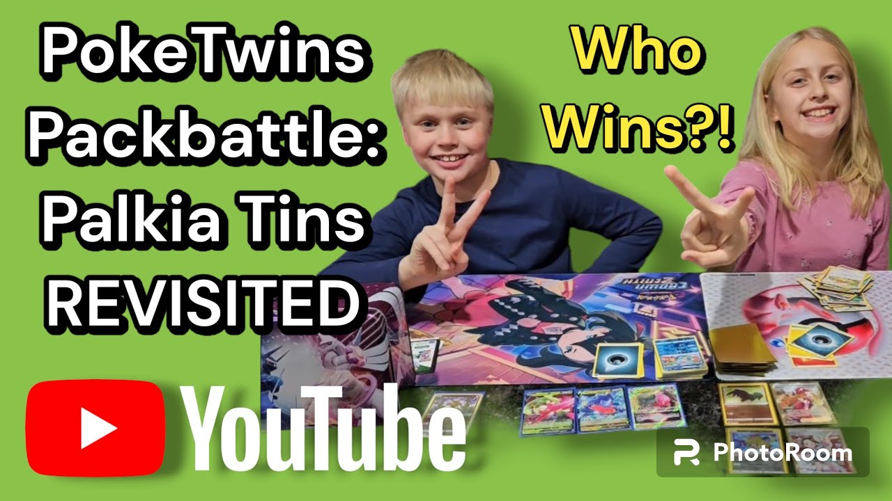 Opening PALKIA TINS! [A Pokémon Opening Pack Battle] 