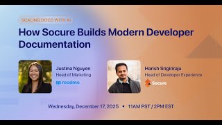 Scaling Docs with AI: How Socure Builds Modern Developer Documentation with ReadMe