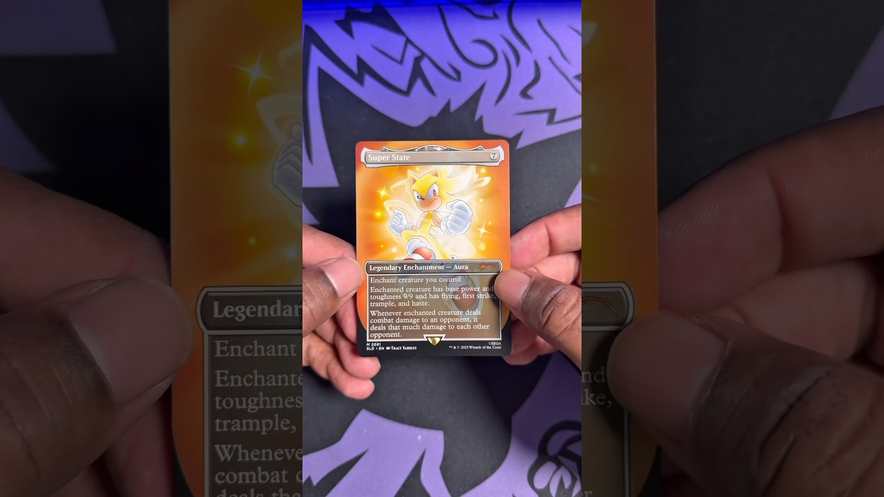 Couldn’t pass this one up . Magic x Sonic crossover 💎