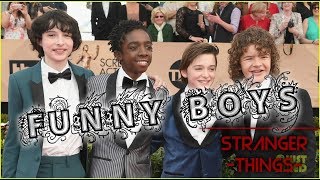 Celebrity STRANGER THINGS - FUNNY BOYS // The Upside Downs Medley (Stranger Things Cast) Wealth