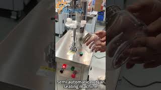 Semi-automatic can sealing machine for snack cans, easy-tear lid can sealing machine #factory