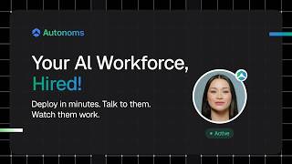 Your AI Workforce, Hired. Watch Them Work.