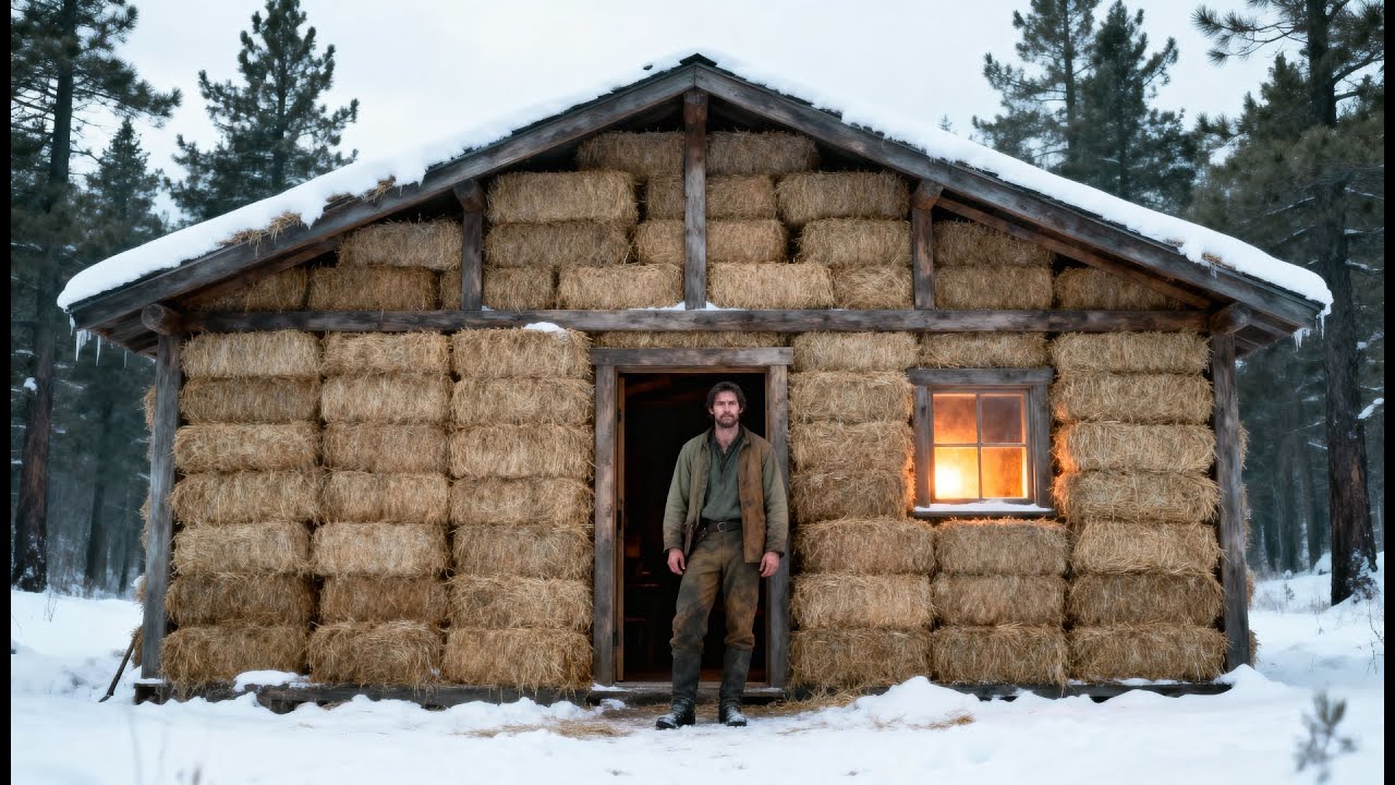 Neighbors Laughed At My Hay-Bale cabin — Until It Proved 31° Warmer Than All Cabins