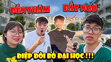 Điệp Dollar Đòi Bỏ Đại Học Về Quê - Team Anh Tóc Xoăn Bất Ngờ Tới Thăm Động Viên