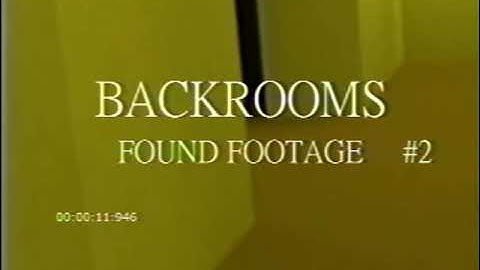 Backrooms, Unknown Entity: Found Footage