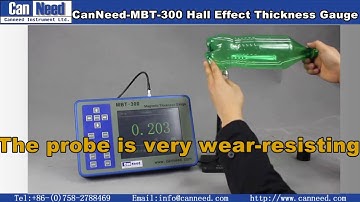 CanNeed-MBT-300 Hall Effect Magnetic Bottle Thickness Tester