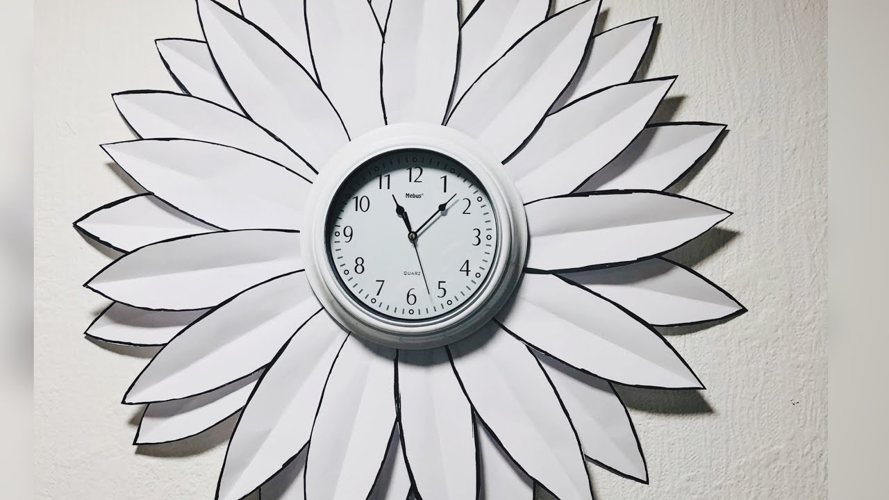 DIY/Wall clock hanging ideas/How to make wall clock hanging ideas/easy ...