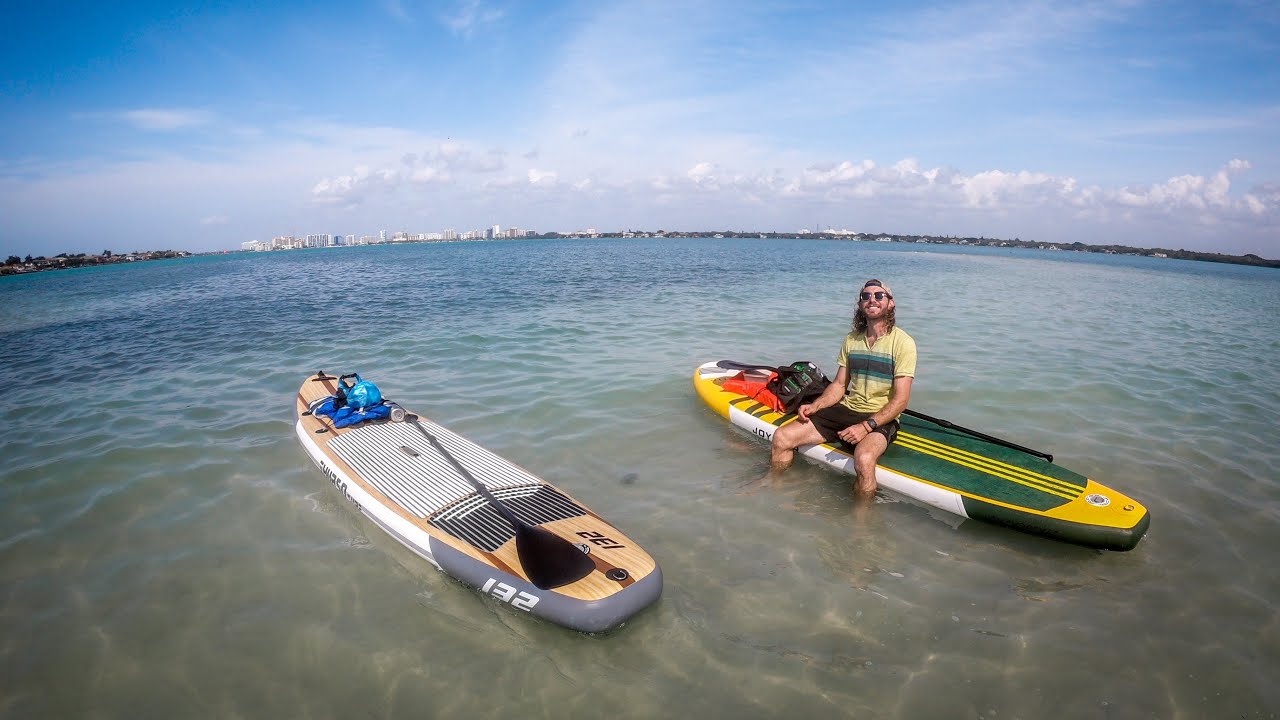 SUP Island Camping in Sarasota! YouTube
