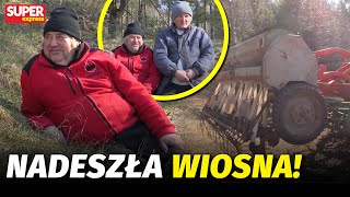 Gienek i Sławek cieszą się z nadejścia wiosny | Rolnicy Podlasie