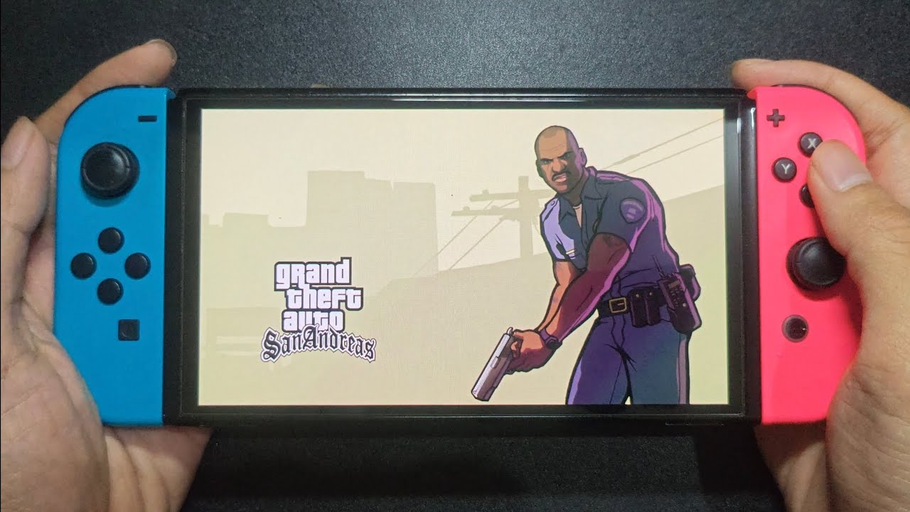 GTA San Andreas on a Nintendo Switch OLED in 2026… THIS LOOKS INSANE!