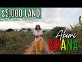 $5,000 LAND IN GHANA, ABURI | LOOKING FOR LAND IN GHANA TO BUILD MY DREAM HOUSE | EP.3