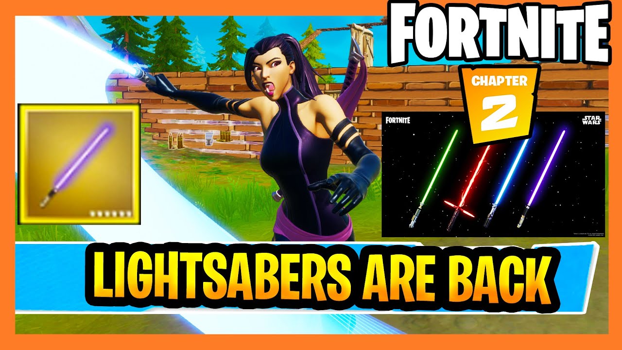 New Update Lightsabers Are Back In Forntite May the 4th Be with you