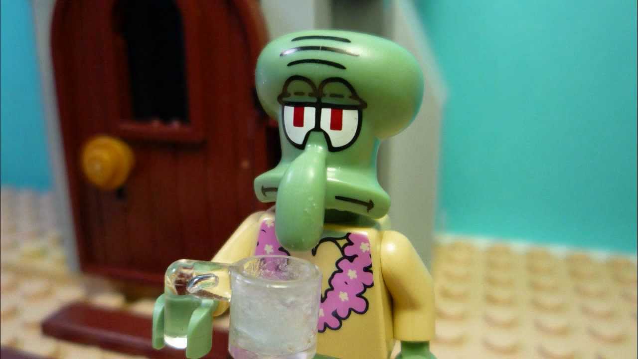 lego spongebob squid's day off