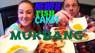 MUKBANG | Husband & Wife Eating Homemade Newfie Fish Cakes