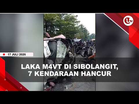 KEC3L4K4AN BERUNTUN DI SIBOLANGIT, 1 ORANG TEW*S 7 KENDARAAN HANCUR | U-NEWS
