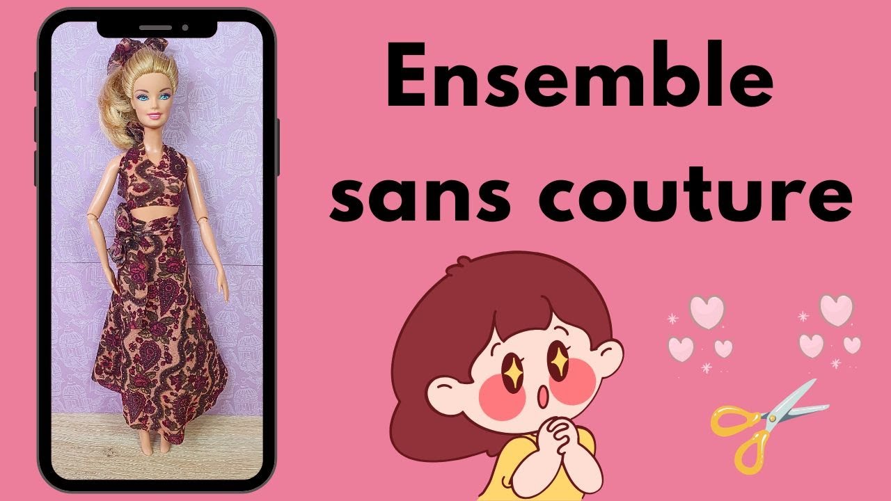 Tenue Couture Pour Barbie Années 80/90 - Vintage Mattel - État Proche Du Neuf