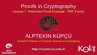 Lecture 7: Reduction Proof Example - PRF Family