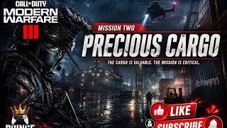 THE CARGO IS VALUABLE, THE MISSION IS CRITICAL.. COD MW 3 PS5 Walkthrough Gameplay Part 2