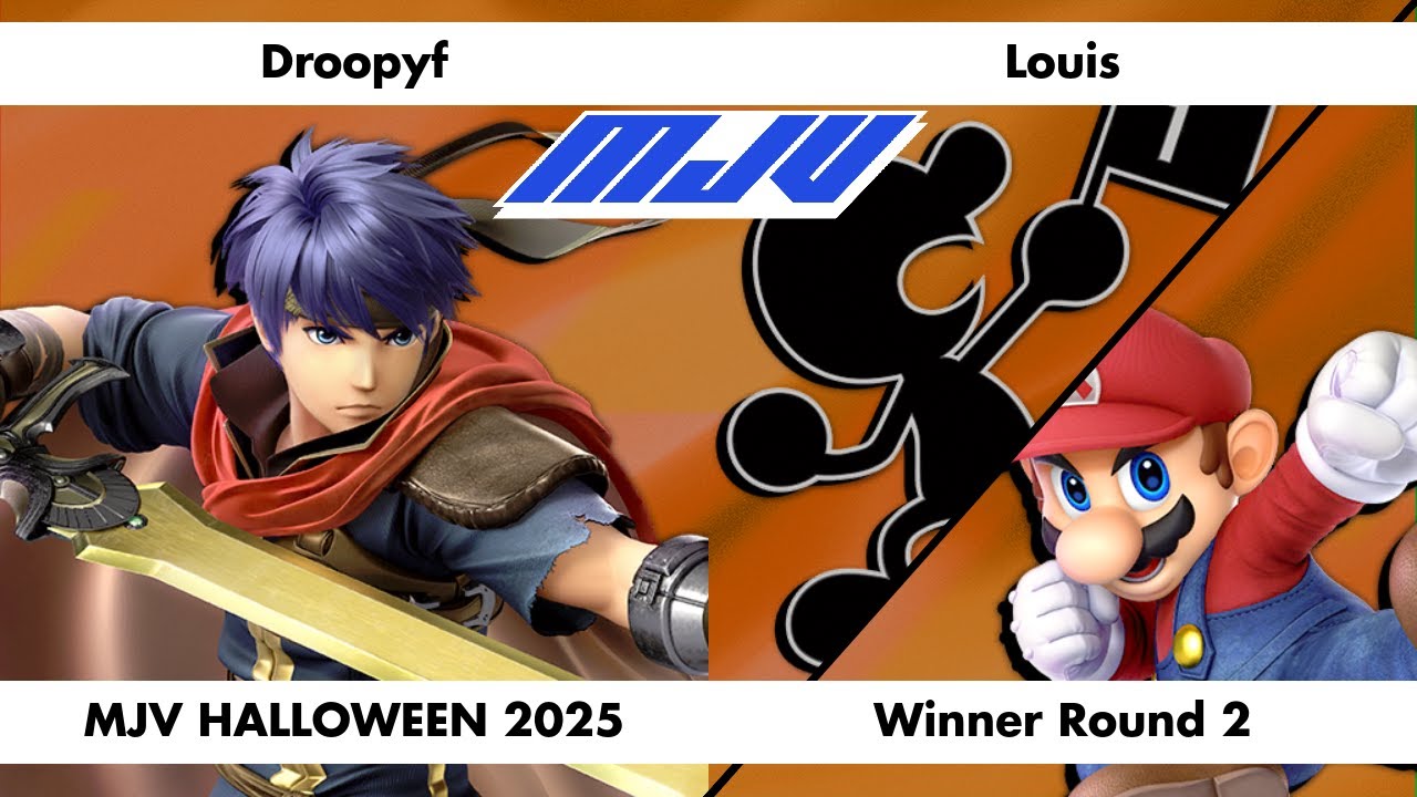 MJV HALLOWEEN 2025 - Droopyf (Ike) Vs. Louis (GnW, Mario) - Winner Round 2