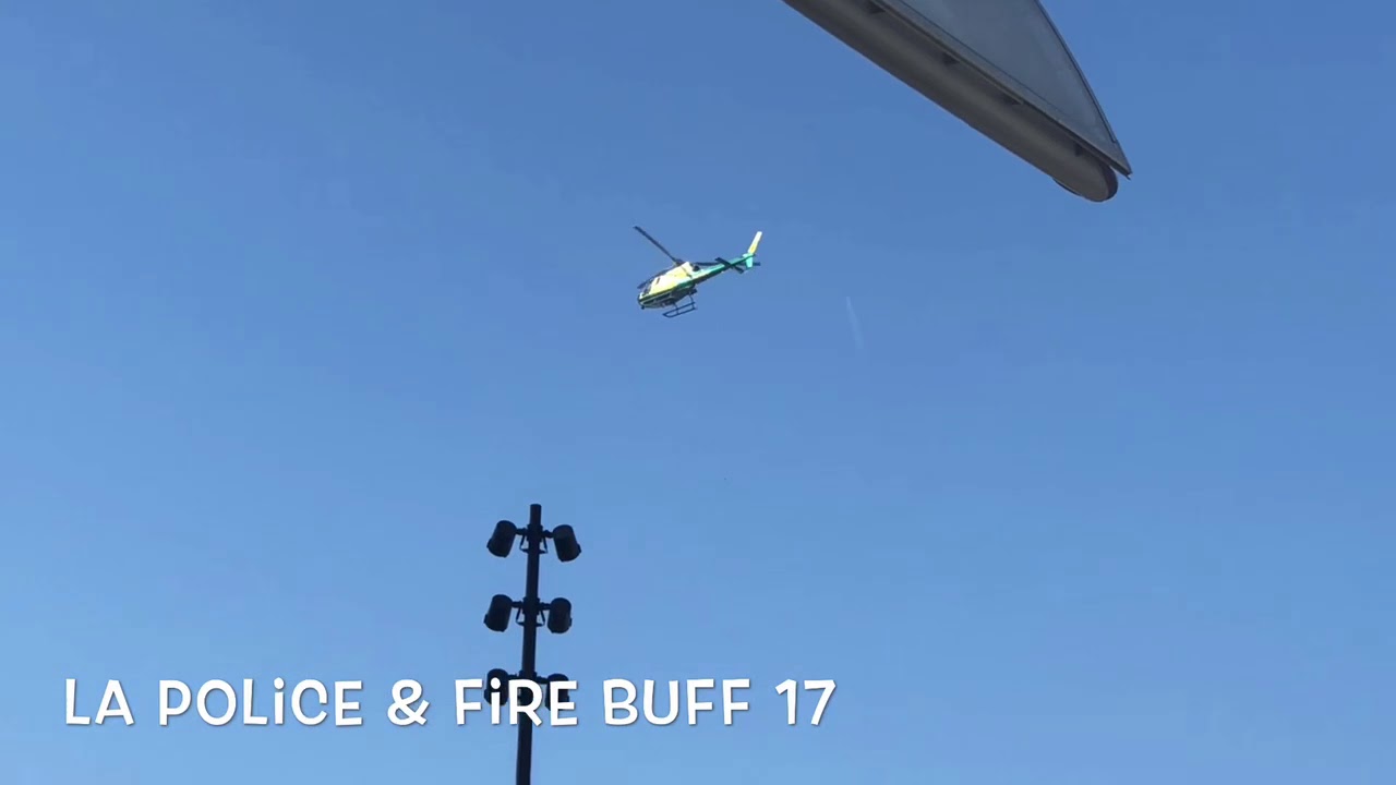 Lasd helicopter flyover with siren YouTube