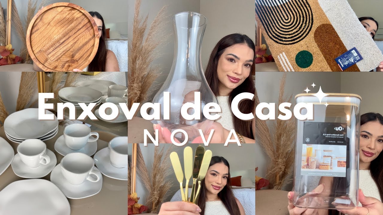 COMPRINHAS PARA CASA NOVA 🏠✨ Enxoval de casa nova 