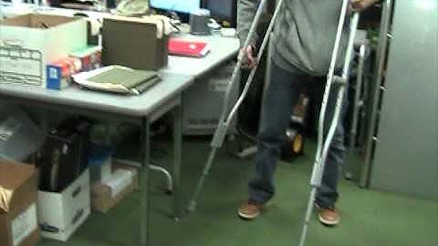 LTU CS fall detection system - testing with crutches