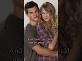 Back To December | Taylor Swift and Taylor Lautner💔 #shorts #taylorswift