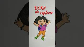 How to draw Dora the explorer | Dora the explorer drawing | #doratheexplorer #drawingforkids #art