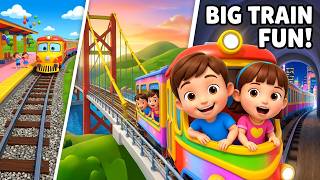 Chugga Chugga  with Kingsley and Kayden! Choo Choo Train Song | Exciting Kids Adventure + More Songs