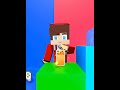 JJ Chooses Minecraft Poppy Playtime with Lily Love Braids - MAIZEN Minecraft Animation #shorts