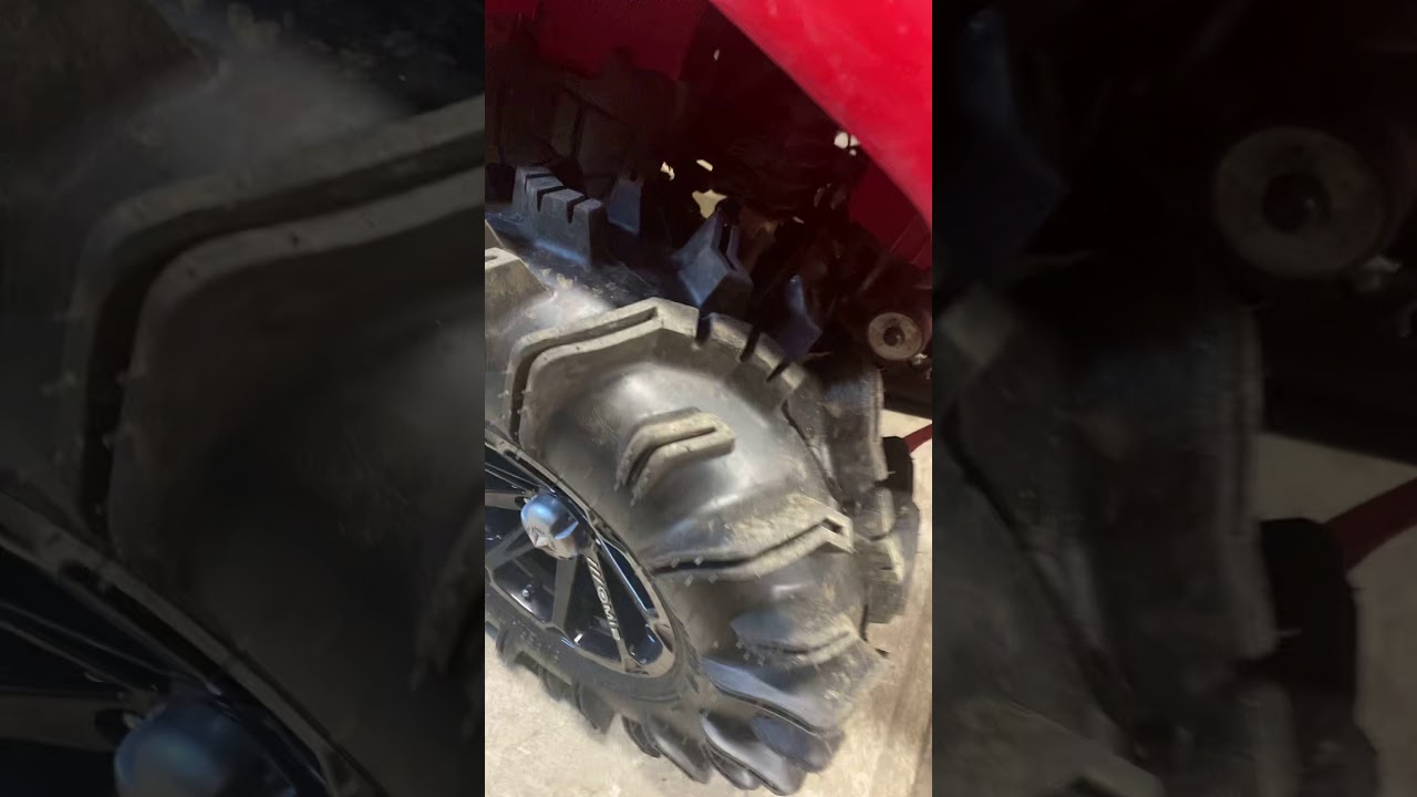 Grizzy 660 29.5x14 terminator tires upgrade