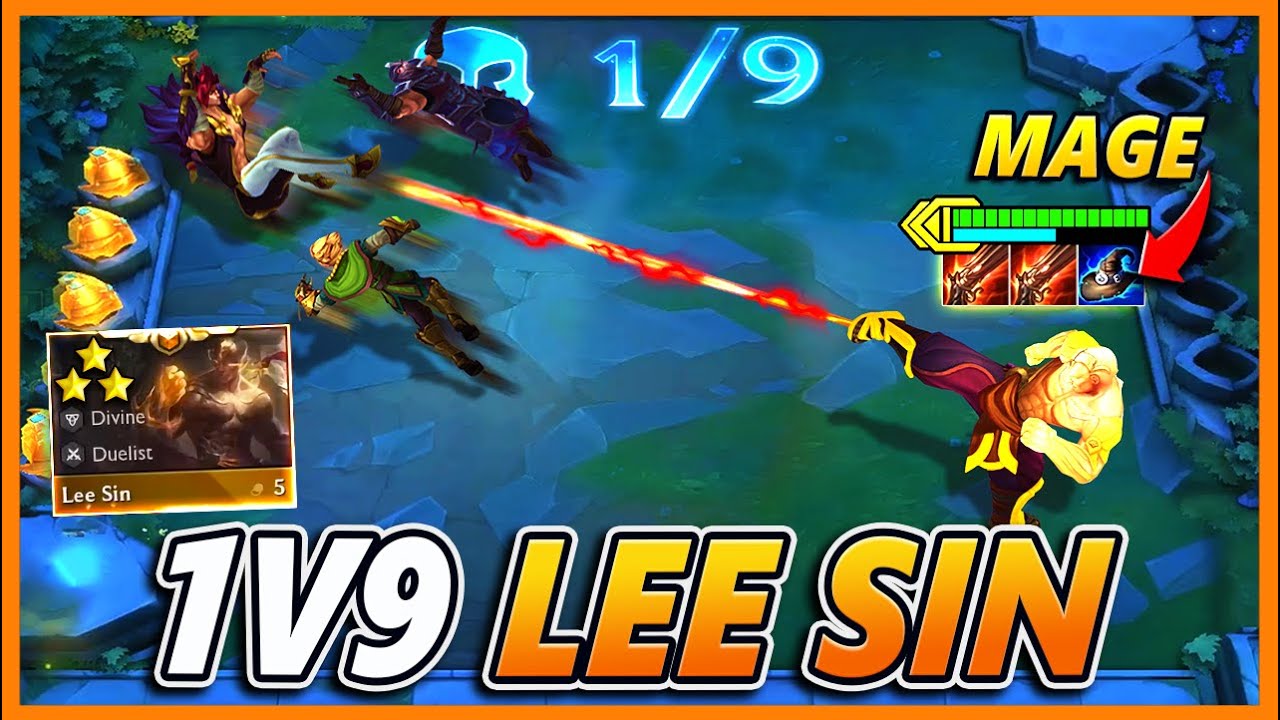 *⭐️⭐️⭐️ LEE* LONG RANGE 1V9 (CRAZY REACTION) - BunnyFuFuu | Teamfight Tactics