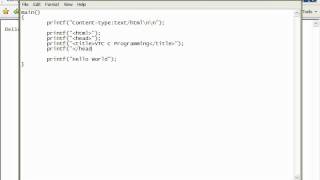 09 06 Hello World on CGI
