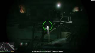 Gta 5 Shoot Out The Lights Around The Watchtower  Sniper Mission Trevor