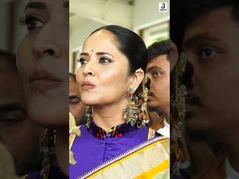 Anasuya at maangalya shopping mall opening ceremony 😍🥰 #anasuya #janyamedia