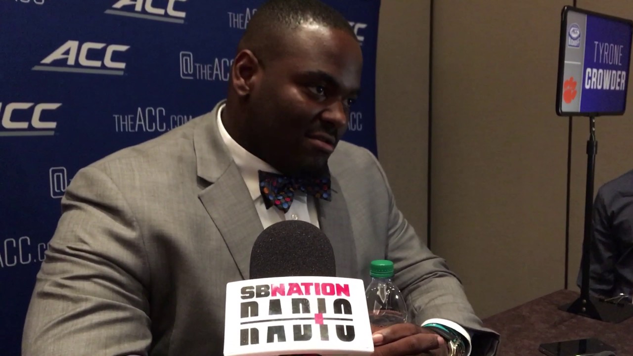 Tyrone Crowder Clemson OL did he ever have time to fully enjoy championship