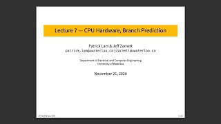 ECE 459 Lecture 7: Side-Channel Attacks