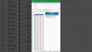 Excel Advanced Functions with Short Example #08/30 (Filter function) #spreadsheets#spreadsheetmagic