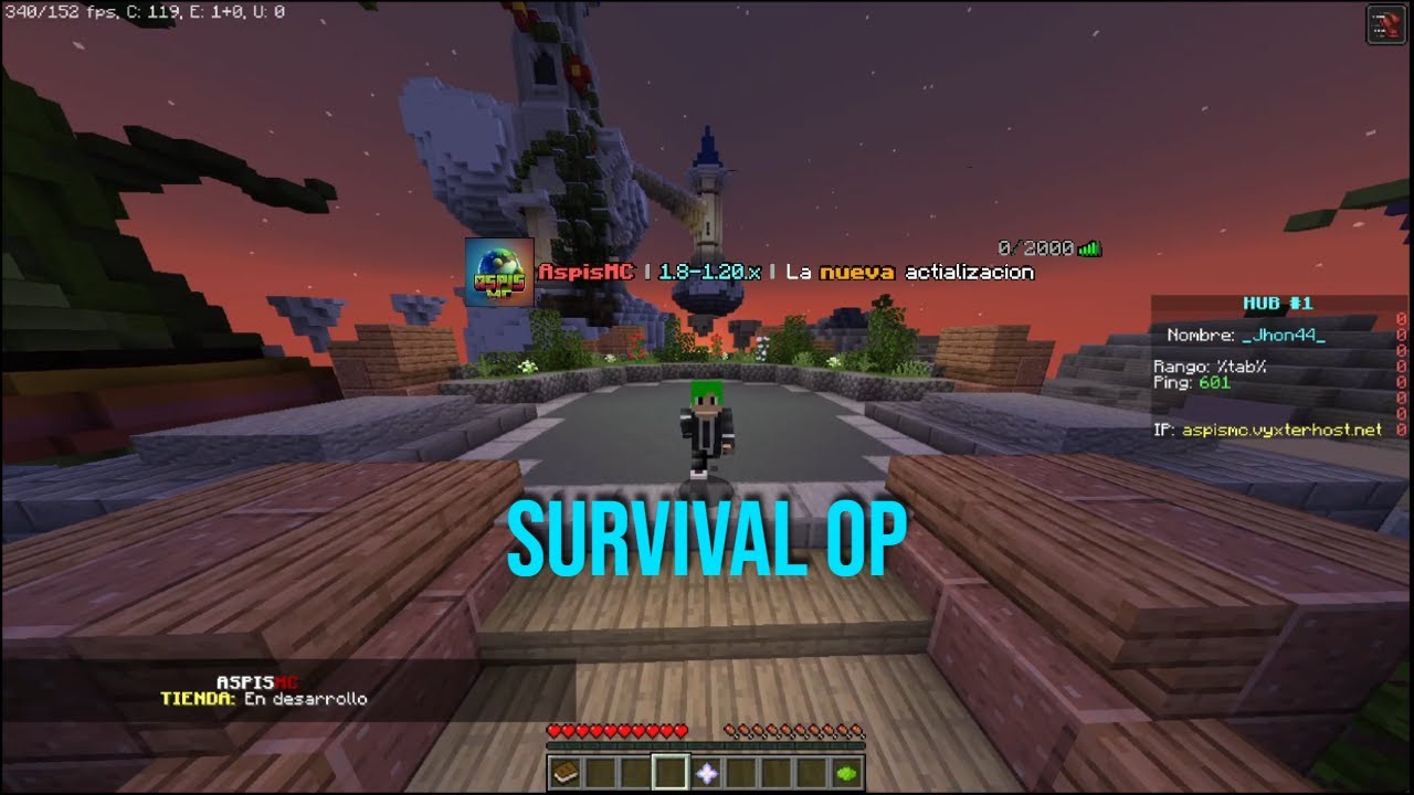 SE BUSCA STAFF | NUEVO SERVIDOR DE MINECRAFT SURVIVALOP | NO PREMIUM 1.8.X - 1.20.X