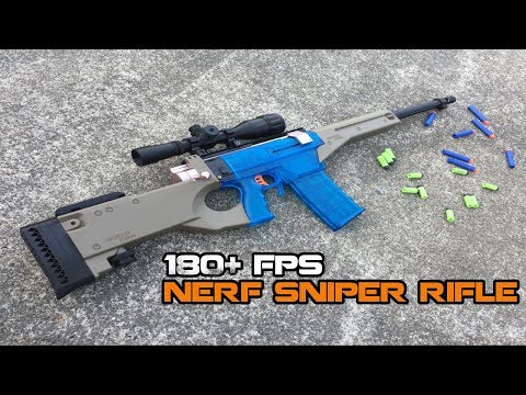 Worker AWP Sniper Kit with Scope for Nerf Retaliator