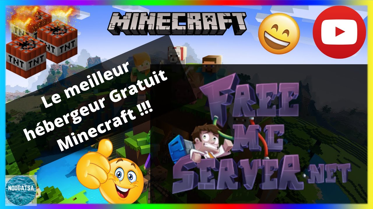 Le meilleur hébergeur gratuit Minecraft du monde ! Freemcserver ) YouTube