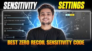 Best Zero Recoil Sensitivity Settings 🔥 Sensitivity &amp; Control Code PUBG / BGMI 