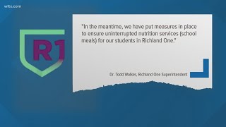 Richland One sends letter to parents about school lunch program