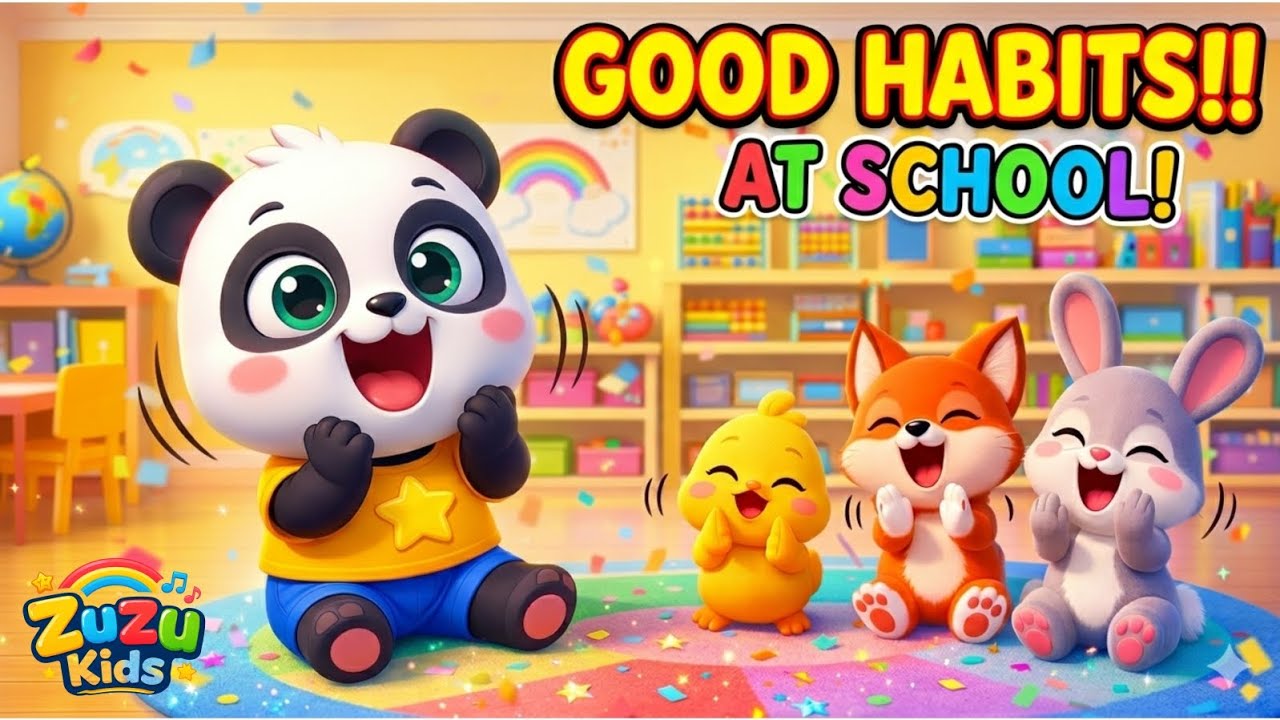 Good Habits Song for Kids "Go to School" 🏫 | Fun Learning and ...