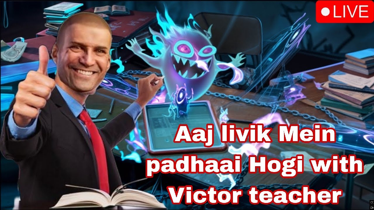 Aaj livik Mein padhaai Hogi with Victor teacher 