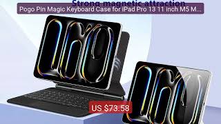 Pogo Pin Magic Keyboard Case for iPad Pro 13 11 inch M5 M4 ... — Top Pick 2026 | Unbeatable Price!