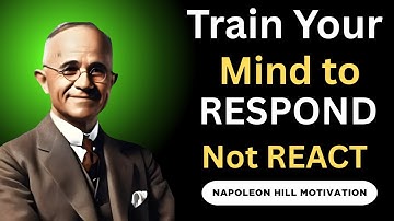 Train Your Mind to RESPOND, Not REACT | Napoleon Hill  Motivational Speech
