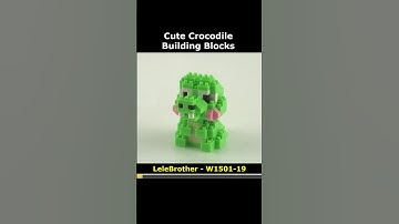 Crocodile W1501-19 Mini Blocks Preview #lego #brick #miniblock #nanoblock #block